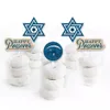 Happy Passover Dessert Cupcake Toppers Pesach Jewish Holiday Party Clear Treat Picks -set of 24