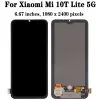 ORIGINAL PARA XIAOMI MI 10 LITE 5G LCD Display Touch Screen Substituição para Mi10 Lite 5g Mi 10lite M2002J9G Peças de reparo