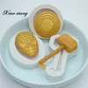 3PC Shield Hammer Mask Silicone Mold voor Fondant Cake Decorating Tools Pastry Pastry Kitchen Bakaccessoires Bakeware Tools M2082