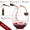 1500 ml U -form Vin Decanter Clear LeadFree Crystal Glass Hand Blown Red Wine Carafe Whisky Decanter Home Wedding Bar Accessory