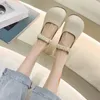 Casual Shoes Spring Autumn Women Slip-On Frilly Solid Flats Loafers Fashion Work Comfortable For Soft Retro