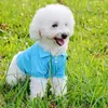 Köpek Giyim Yaz Soğutma Gömlek Köpekler Düz Renkli Pet Polo Moda Sevimli Köpek Sweatshirt Nefes Alabilir Kedi Yelek Chihuahua Giysileri