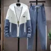 PRA5 Designers New Mens TrackSuit Mash Man Men Suit Suit Spring Autumn Dwuczęściowe męskie garnitury w stylu sportowym