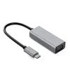 Hubs Ezolen Typec Network Card: USBC Ethernet Adapter med plugandplay -design för bärbar dator Nintendo Switch PC Internet USB LAN