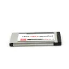 Karten PCI Express zu USB 3.0 Dual 2 Ports PCIe Express -Kartenadapter für NEC 34mm Slot Expresscard Converter 5Gbit / s PCMCIA Laptop PC
