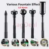 8W Ultra Quiet Fountain Water Pump 132GPH Submerible Pump 3.28ft High Lift 3 Nozles for Aquarium Fish Tank Pond Hydroponics