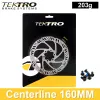 Rotor de bicicleta Tektro DH 160/180/203mm Mountain Bicycle Rotores de freio de freio de disco da montanha MTB Pad E10.11 para Shimano MT200/M355/M395/M415