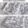 Filtar Leopard Print Fleece Filtar Högklassiga fleece-filtar och sofffiltar Supermjuka och bekväma lätta filt