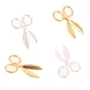 2pcs 1:12 Dollhouse Mini Silver / Gold Metal Scissors Modèles ACCESSOIRES DE MEUBLES POUR LA MAISON DULL