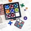 Tic Tac Toe Game Board et X O Moules de silicone Set Epoxy Resin DIY Art Craft Moule pour Nighta Art Crafts Tools