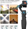 Gimbals 3axis Gimbal Stabilizer para GoPro 09/10/8/7/6/5 Insta360 One R DJI OSMO Ação Câmera de Ação Handheld Gimbal Hohem Isteady Pro 4/Pro 3