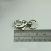 1pcs Metall Snap Hook Trigger Big Lobster Verschlüsse Klammern Federgate Leder Bastel Tiny Pet Leinenbeutelgurt Gurtbing Keychain Hooks