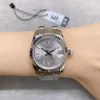 St9 Steel Srebrna tarcza 31 mm Automatyczne mechianical damskie zegarek na rękę jubileuszowy pasek szafirowy zegarki kobiet
