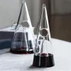 350/750mlピラミッド滝赤ワインの注ぎガラスデカンタブランデーデカントジャグシャンパンウォーターボトル飲料グラスギフト