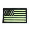 Glow in the Dark Emblem USA America Flag Us Renversé Patch réfléchissant ARRMES gauche droite Army Navy Air Force SEAL Badges uniformes