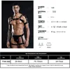 Mens sexy ondergoed nachtclub gay sexy militaire instructeur uniform verleiding cosplay volwassene voorraden 240401