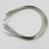 100pcs 1 2mm Stainless Steel headband Wear The Beads Hair Band Hairwear Base Setting No Teeth DIY Hair Accessories281A