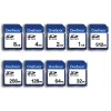 Kortens marknadsföring !!! 5st /Lot OneFavor SD -kort 16MB 32MB 64 MB 128 MB 256 MB 512 MB 1GB 2GB Säker digitalt flashkort 8GB SDHC Memory Card