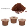 3 st återanvändbar påfyllningsbar kaffekapsel Filter kopp ersättare för kaffitali bärbar kaffefilterfilter kopp
