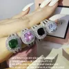 Big Luxury Vintage Retro Silver Color Engagement Wedding Ring for Women Women Gifts Jewelry Special Designer R4898 240407