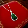 Collier pendentif gourde de zircon chinois Chine Chine-Chic Pullat de mode Chaîne Red New Temperament Article