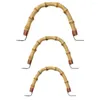 Ensemble de vaisselle Téapot Poigure de bouettle Supplature Remplacement Créative Poiglettes Técaillations décoratives Style Japonais Bamboo Purse