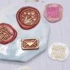 Happy Mail Wax Seal Stamp Vintage Craft Sealing Stamp Head For Cards Envelopes Wedding Invitations Gift Packaging Scrapbooking