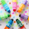 2 stks/set splicing highlighter marker pen 12 kleuren fluorescerende verf nieuwigheid bouwsteen stijl kantoor schoolstudenten aanbod