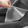 Steering Wheel Covers Sun Shade Cover Anti Slip Breathable Premium Soft Aluminum Car Interior Protector Durable Reflective