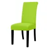 Solid Color Chair Covers Spandex Stretch Soffa Covers Chair Covers For Kitchen Dining Kitchen Wedding Banket Brand