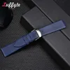 Bands de montre Softs Ultra-Thin Thin Leather Watchs 14 mm 16 mm 18 mm 20 mm 22 mm STRAPE UNIVERSEMENTS FEMMES MEN MEN BRORN BLUE BLUE CEAUTRE BANDL2404