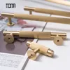 Solid Brass Three-dimensional Vertical Stripes T Bar Cabinet pull Kitchen Cabinet Cabinet Drawer Cabinet Handle Bedroom Handle