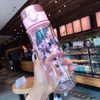Min 1000 ml bärbar dryck vatten kanna tjej gym flaska sport dricka plast kalebass flaskade mina vattenflaskor för flickor vattenflaska