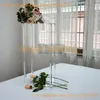 Acrylic Clear centerpiece Square Flower Stand of Wedding Event Table Decoration200n