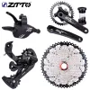 ZTTO MTB 1x 10 Velocidad 11-50T Groupset 11/46T Casete de rango amplio 11-42T K7 con desplazamiento del cigüeñal Derabiainleur 10s Grupo 10V Bike