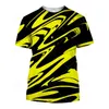 Herren-T-Shirts 2024 T-Shirt Herren/Frauen Sportmuster 3D-Druck Plus Size Summer Top Short Sleeve Mode lässig atmungsaktiv