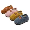 Chaussures de maison pour tout-petits pour bébé pour bébé Béchons garçons enveloppe talon Chaussade de maison de maison antidérapante