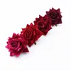 5/10pcs ursinho de pelúcia de rosas plantas falsas casamentos decorativo flores artificiais corajas de corda de noiva decoração de casa decoração