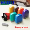 10pcs rectangle 3313 mm support de couleur plus coussin en caoutchouc pour la machine à tampon flash portrait photosensible