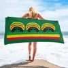 Chapeau Lunettes de soleil serviette de bain vert salle de bain serviette de douche en microfibre serviette de voyage extérieur nager rapidement serviette de plage sèche