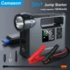 Car 2000a Jump Starter avec compresseur d'air Portable Lampe de poche de démarrage de la lampe de démarrage Power Bank Battery Automotive Booster Start