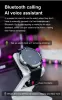 Montres NFC DT70 + Smartwatch 1,45 pouces IPS IP68 Wireless Charge Sports Smart Watch Bluetooth Call Health Monitor pour le téléphone iOS Android