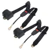 1pc/2pcs Safety 3 Point Retractable Car Automatic Seat Lap Belt Clip Extender Adjuster Locking For Sedan Truck Bus Van Universal