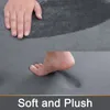 Carpets Silicone Bath Mat Non-Slip Shower Bathroom Rug Memory Foam Carpet Soft Foot Stone Floor Super Absorbent Quick Dry