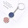 플래그 키 체인 USA Metal America US Key Chain Trump Keychains Keyring S Ring 0410