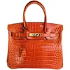 Créateur sac à main en cuir crocodile 7a qualité élevée grande marque sac platine sac lumineux européen et messager de mode bagxves