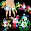 LED Flying Toys 5pcs بقيادة Glow Spinner Glow في The Dark Party Supplies لعبة عيد ميلاد Toy Flying Toy LED Light Toy Party Party Game 240410