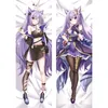 2d anime jeu dakimakura couvre kawaii keqing embrasse la taie d'oreiller genshin impact almohada girl sexy girl waifu 180x60