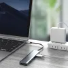 Hub 7 in 1 Hub TypeC Splitter SD TF Veri USB3.0 2.0 Ethernet 4K Dizüstü bilgisayar PC MacBook Air M1 iPad için