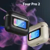 ANC Wireless Earphones Colorful LED Screen TWS Earbuds Touch Active Noise Cancelling Bluetooth Headphones Sports Headset